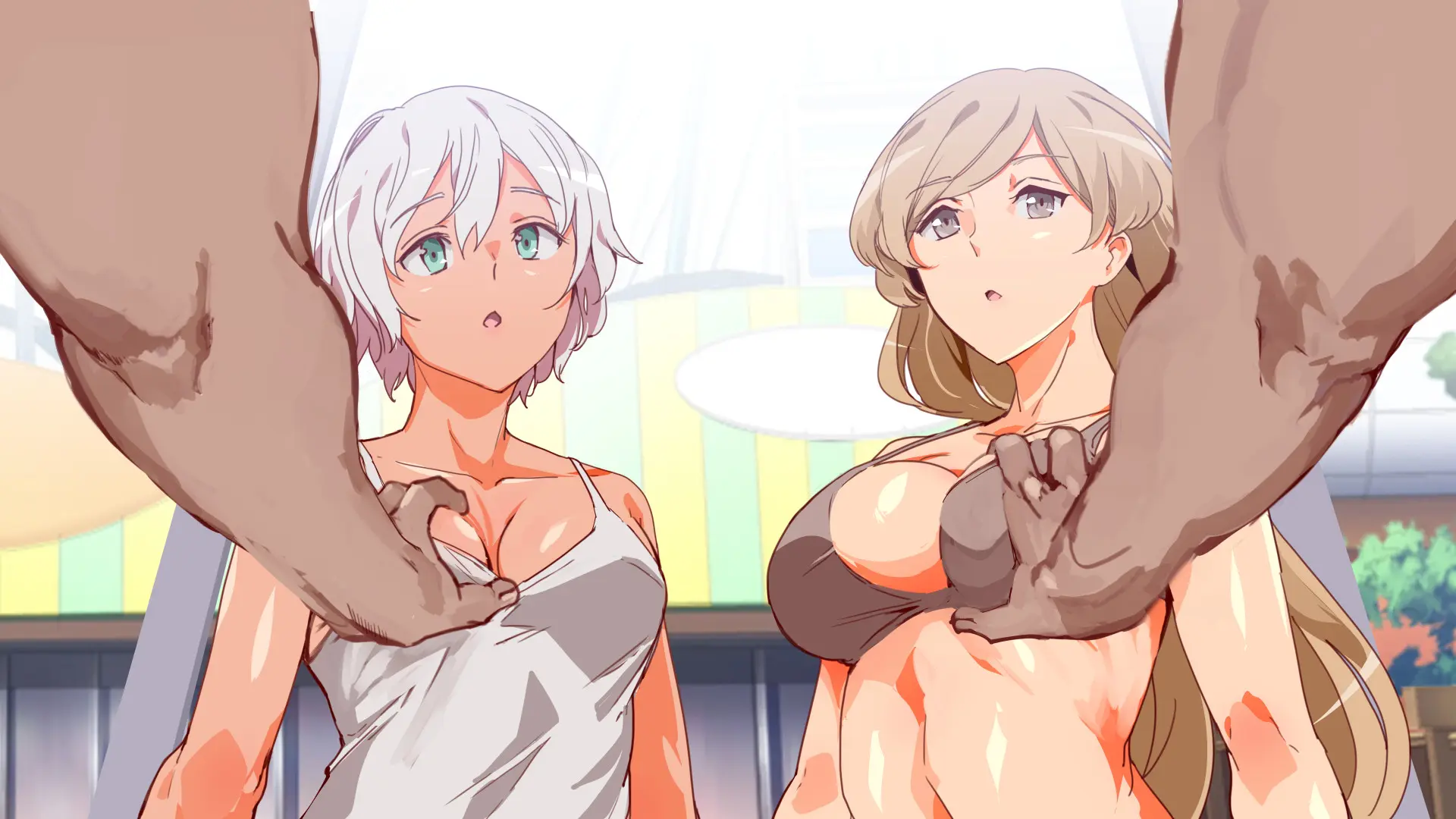 Mukanshin Pool ~Au Onna Zenin, Sekuhara Shihoudai No Aruku Nama Onaho | 무관심 수영장 ~만나는 여자 전원 성희롱 무제한의 걸어다니는 생오나홀 ~